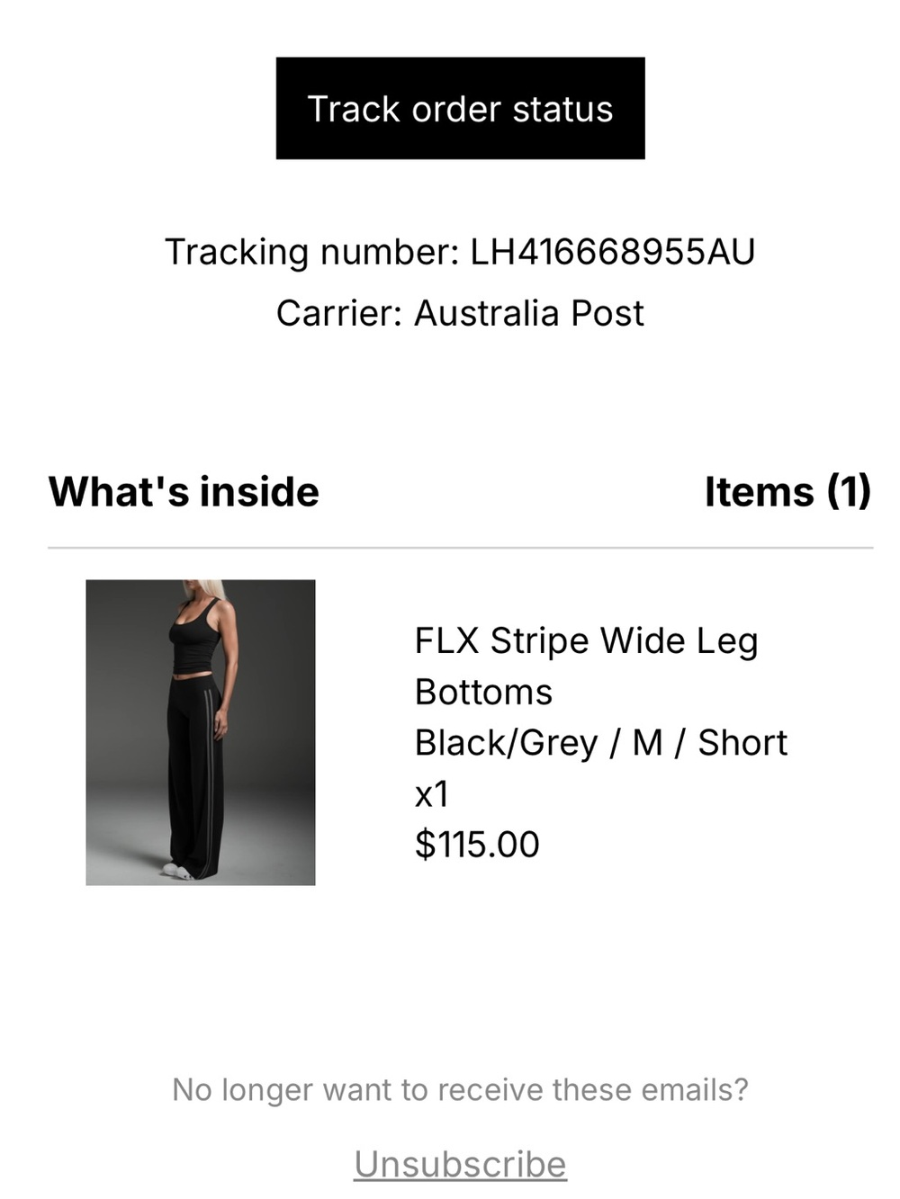 SWT FLX Stripe Wide Leg Bottoms - Picture 2 of 2